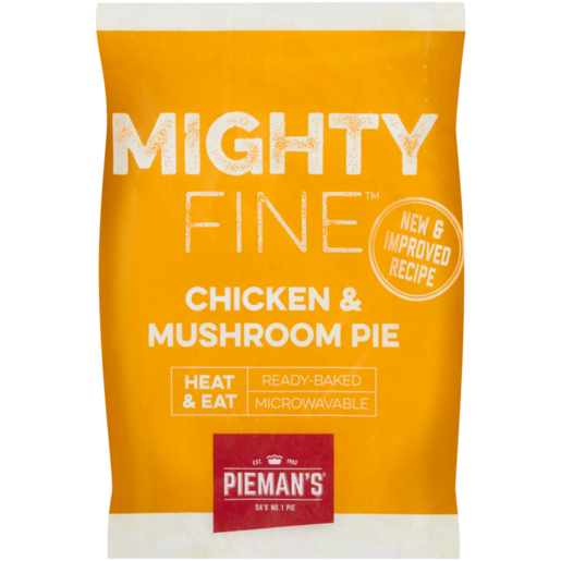 PIEMAN'S Mighty Fine Frozen Chicken & Mushroom Pie