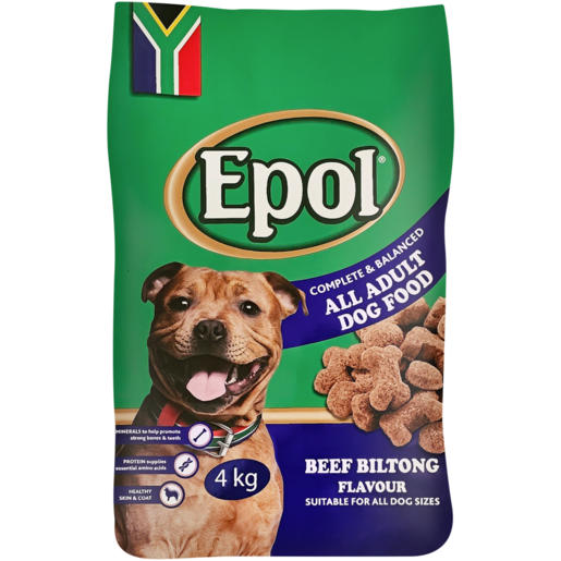 Epol Beef Biltong Flavour Adult Dry Dog Food 4kg 