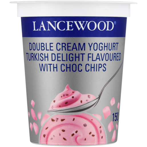 LANCEWOOD Turkish Delight Flavoured Double Cream Yoghurt 150g