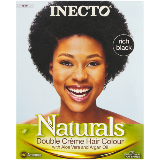 Inecto Naturals Rich Black Double Crème Hair Colour 