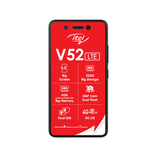 Itel V52 Black Mobile Handset 4G