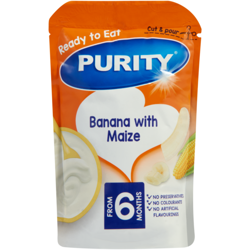 PURITY From 6 Months Banana with Maize 100g