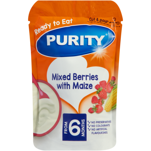 PURITY From 6 Months Mixed Berries with Maize 100g