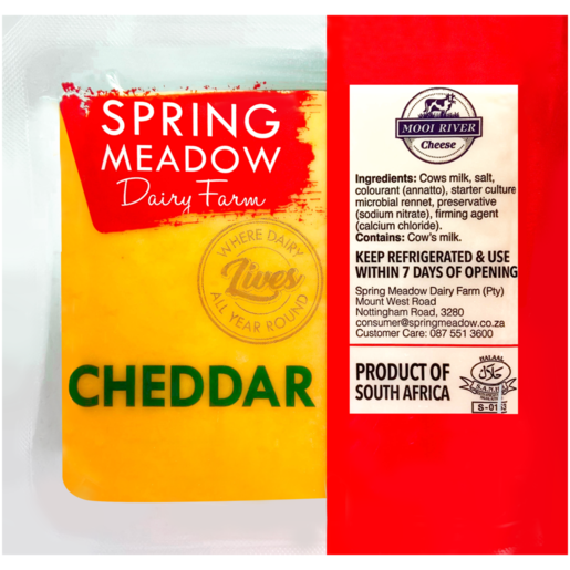 Spring Meadow Dairy Farm Cheddar Cheese Per KG