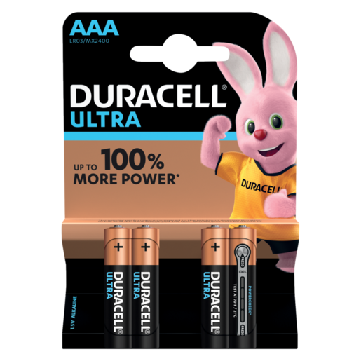 Duracell Ultra AAA Duracell 4 Pack