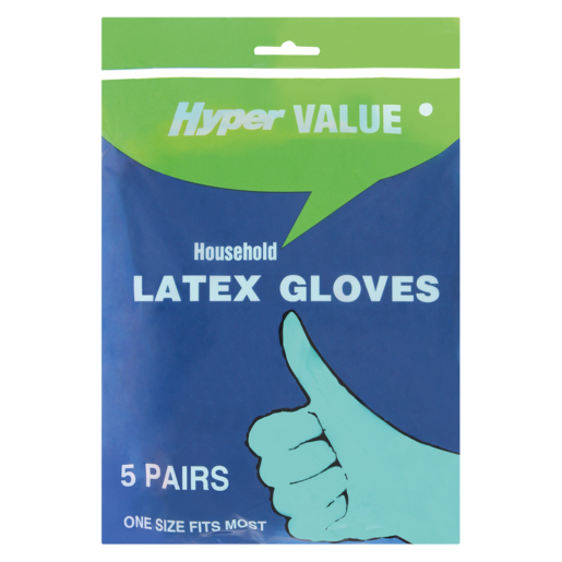 Household Latex Gloves 5 Pack
