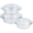 Home Discovery Diamond Glass Casserole Set 6 Piece