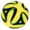 Yellow Florescent PVC Soccer Ball