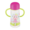 Jolly Tots Unicorn Wideneck Baby Bottle With Handle 420ml