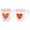 Rimmed Heart Coffee Mug (Assorted Item - Supplied At Random)