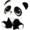 Goffa Big Eyes Panda Bear Plush Toy 45cm
