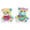Rainbow Heart Plush Bear 27cm (Assorted Item - Supplied At Random)