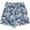 Ladies Blue Floral Shorts Size S-XXL