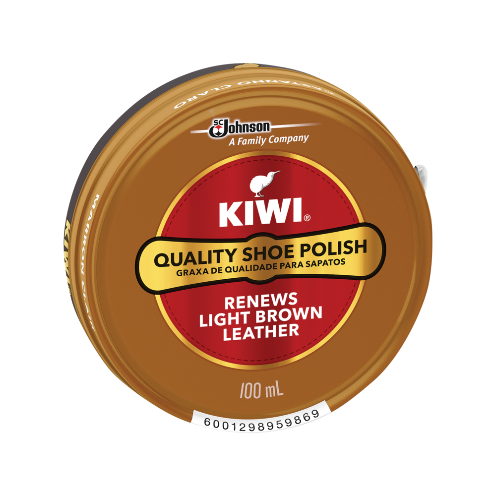 Kiwi Light Brown Quality Shoe Polish 100ml | Shoe Polish | Polishers ...