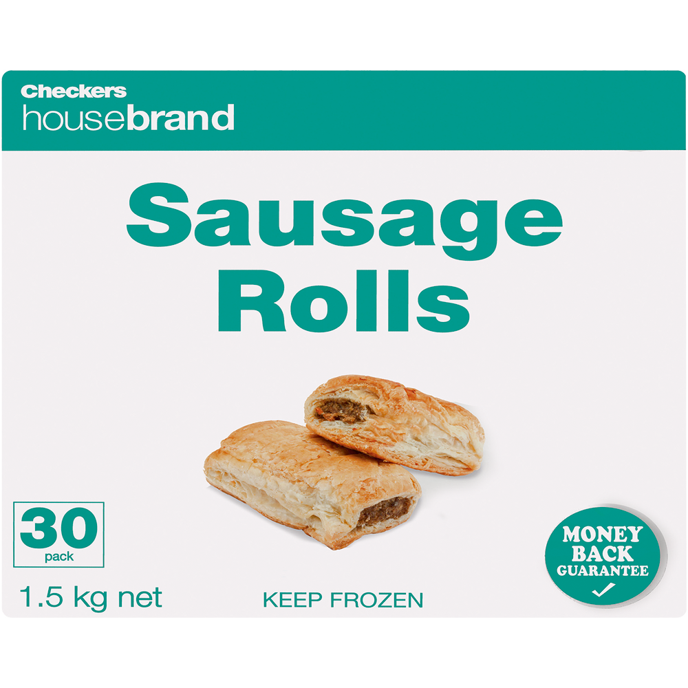 Checkers Housebrand Frozen Sausage Rolls 30 Pack | Frozen Sausage Rolls ...