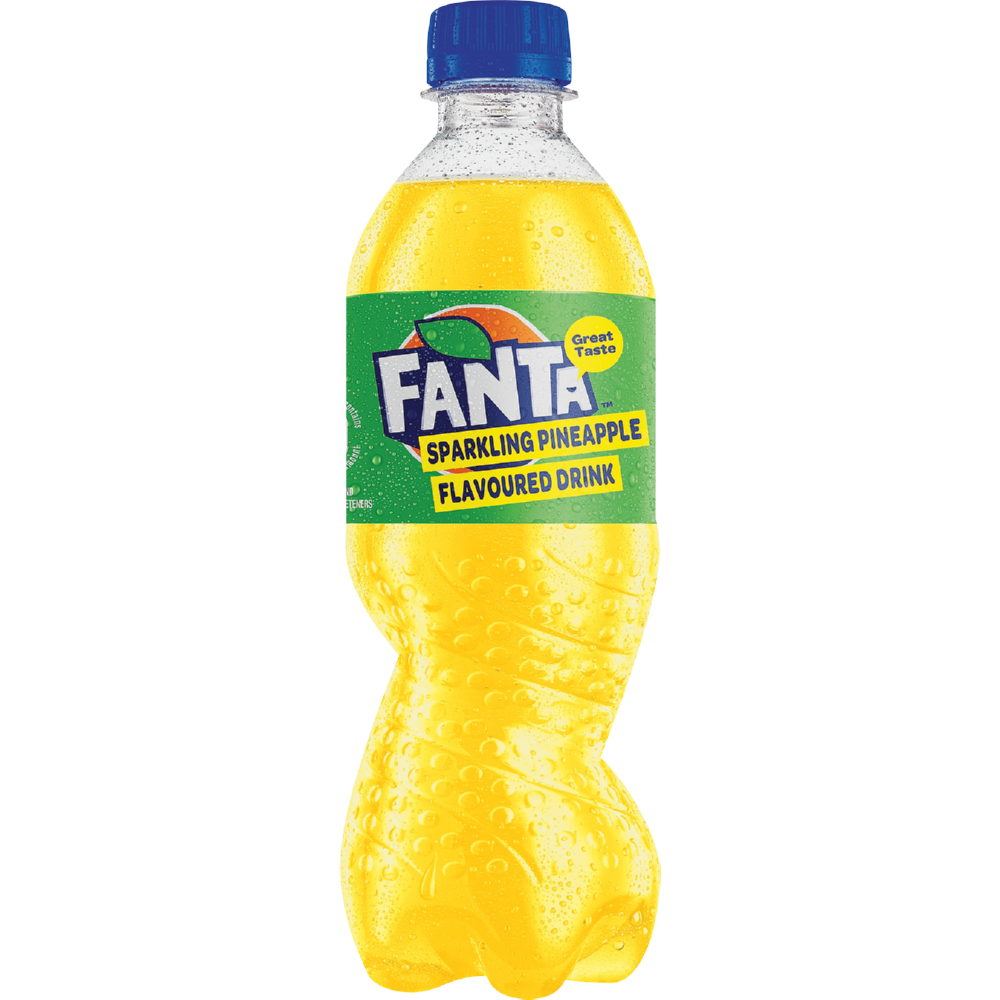 Fanta Sparkling Pineapple Flavoured Drink Bottle 440ml | Flavoured Soft ...